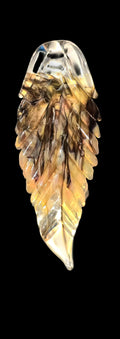 Glass Feather Pendant